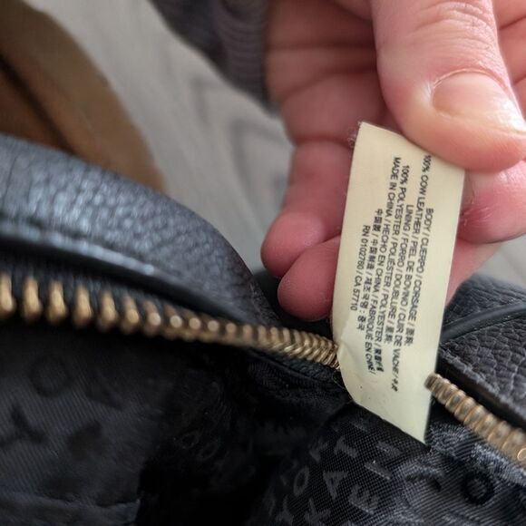 Kate Spade Larchmont Avenue Black Pebbled Leather Backpack - Picture 10 of 13